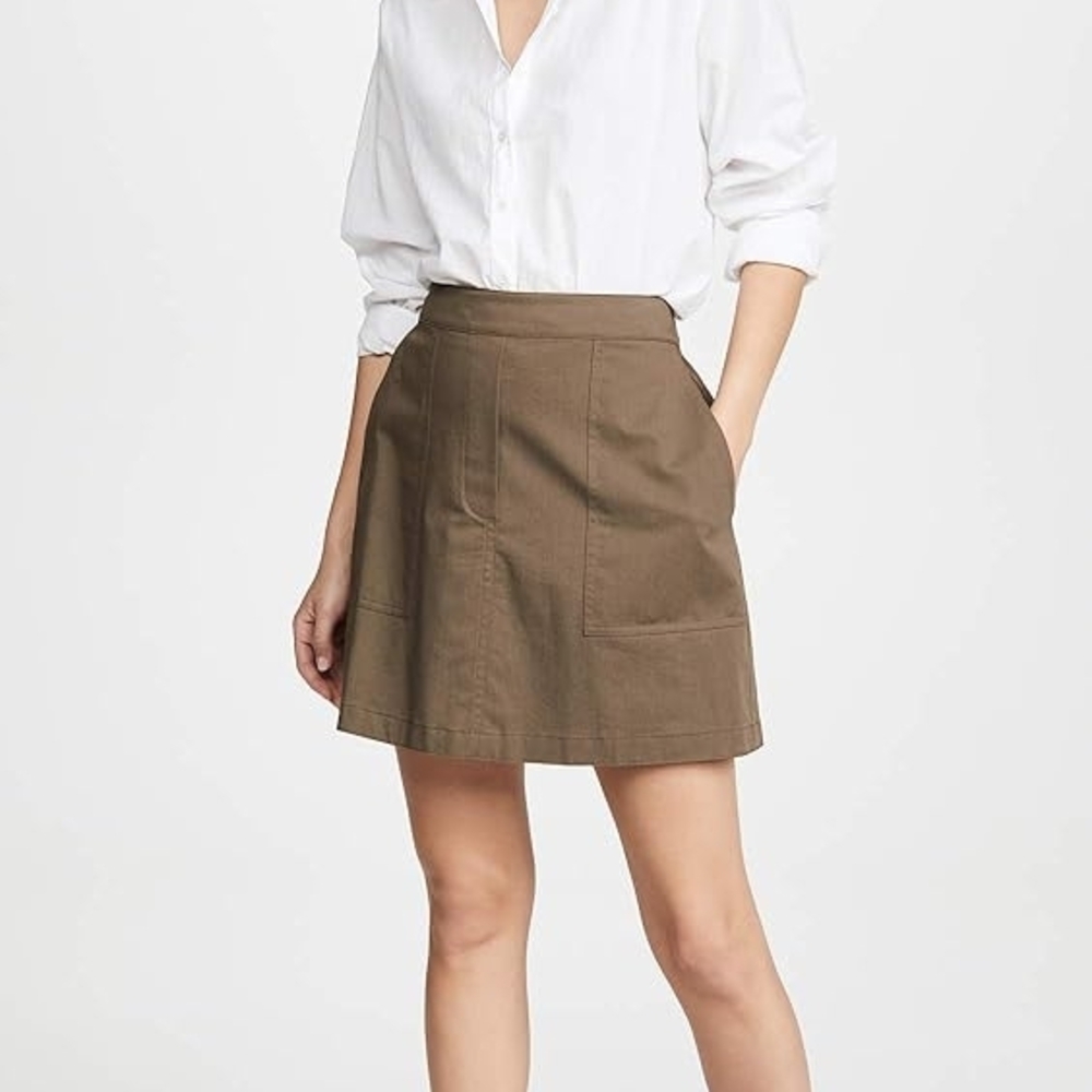 Orangetheory Brown A-Line Skirt